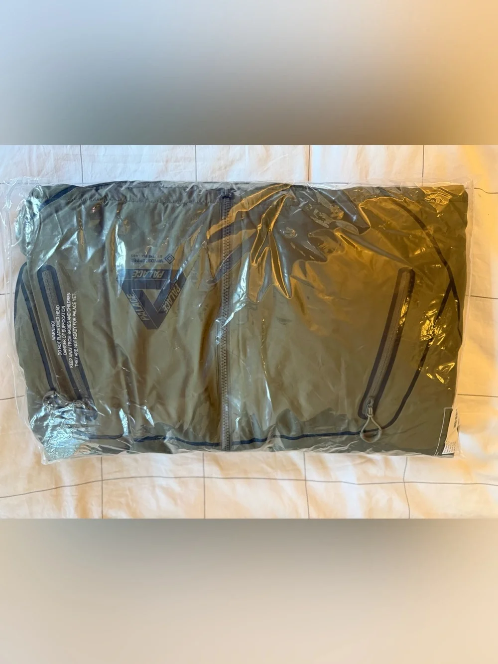 Palace Gore-Tex Infinium Jacket Olive Green, Men's Size XL FW24 Full Zip